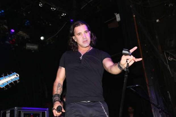 Scott Stapp performs at Irving Plaza on April 2, 2014 in New York City.