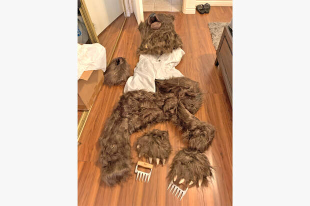 Армянина в костюме медведя отправили в тюрьму за поцарапанные машины