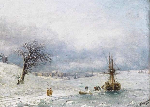 Зимние пейзажи Ивана Айвазовского