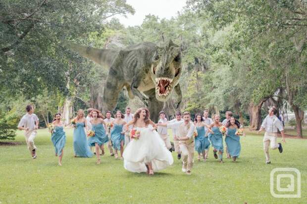 Crazy Wedding Party Attack Pictures (7 pics)