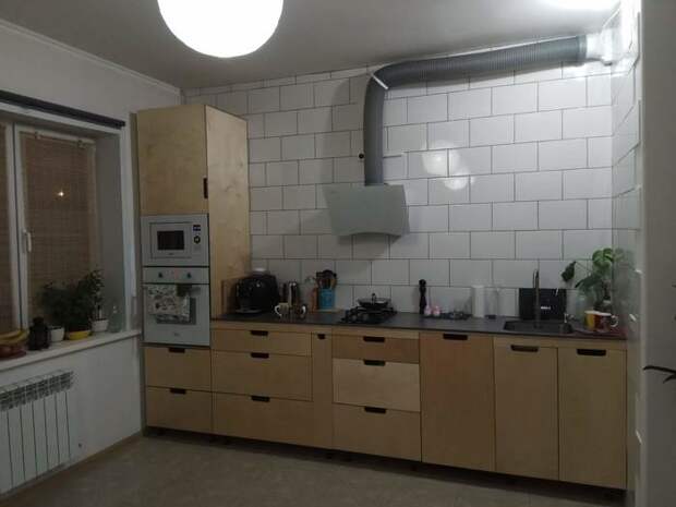 Кухня из фанеры своими руками