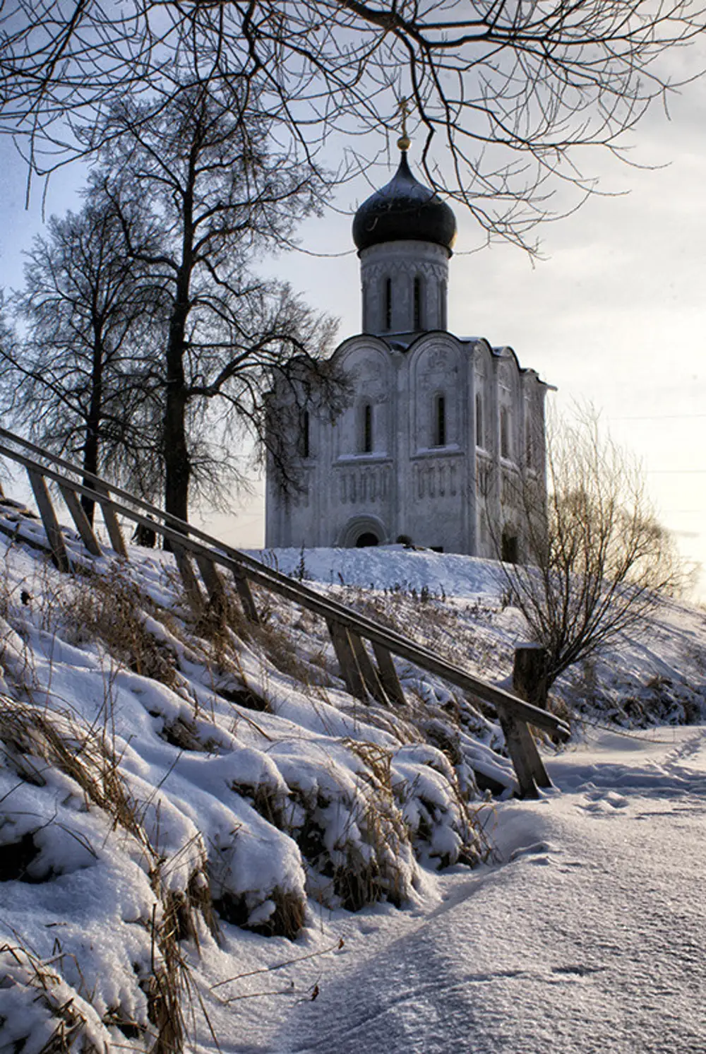 храм на нерли зимой