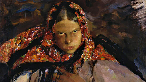 Филипп Малявин, «Крестьянская девушка», 1920. Музей им. И. И. Машкова/Public domain