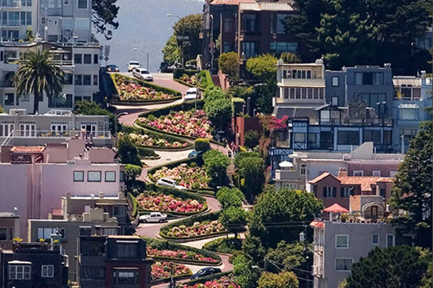 Ломбард-стрит (Lombard Street), Сан-Франциско