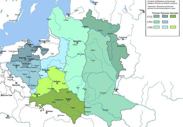 Все, что нужно знать о разделах Польши