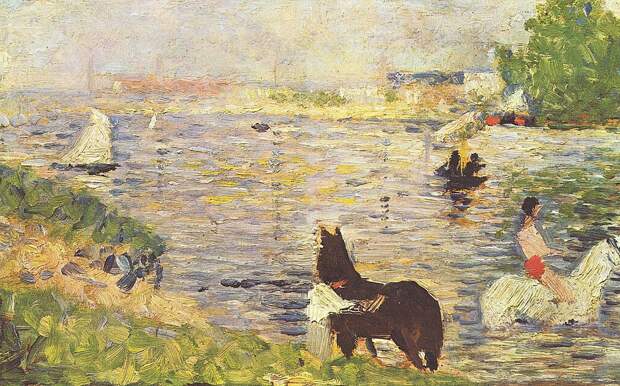 художник Жорж-Пьер Сёра (Georges-Pierre Seurat) картины – 11