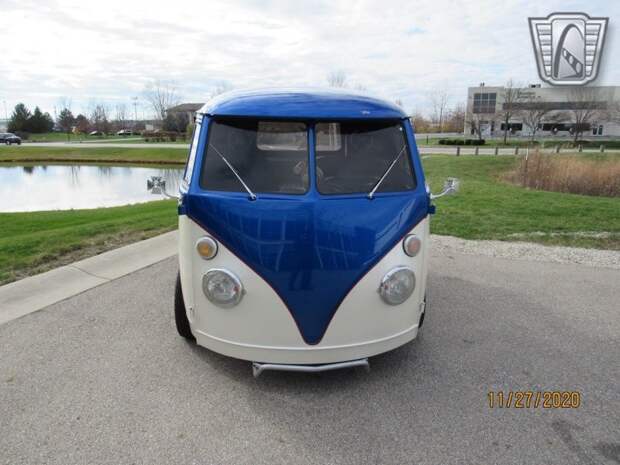 Очень мощный грузовичок, созданный из минивэн Volkswagen T1