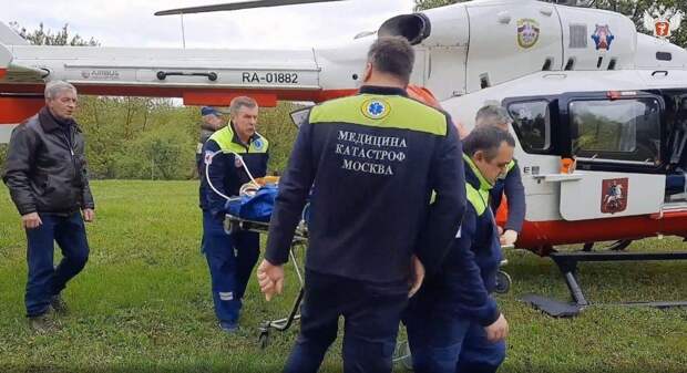 Ребенка, пострадавшего при атаке на Белгород, доставили в детскую больницу Минздрава России