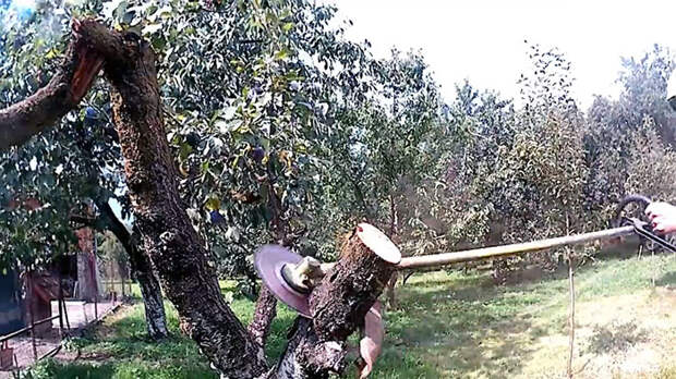 Как установить пильный диск на триммер