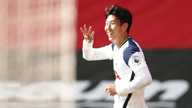 Покер Сон Хын Мина помог «Тоттенхэму» разгромить «Саутгемптон» в матче АПЛ