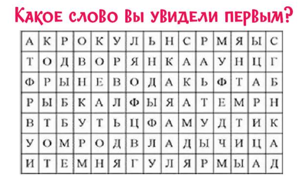 SТо что вы увидели на картинке расскажет о вас лучше любого психолога