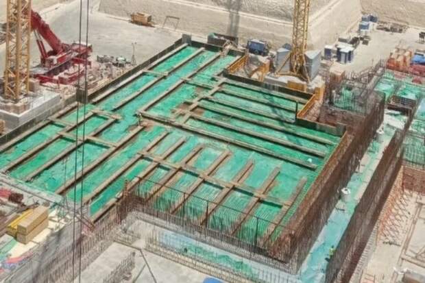 Строительная площадка в Египте / Фото: предоставлено Сергеем Гореловым