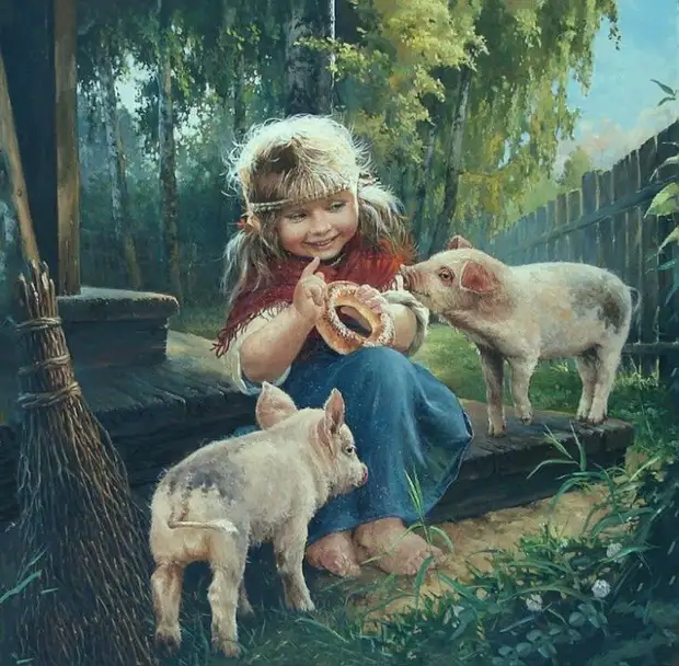 Чудесный мир детства в картинах.