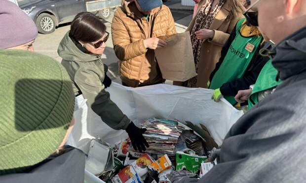 В Поморье более 700 кг тетрапака отправили на переработку