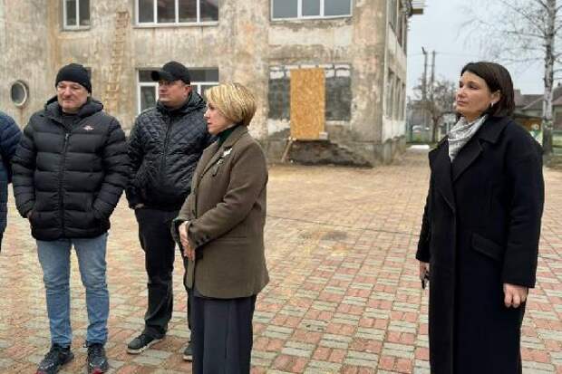 Глава города Рассказово проверила ход капитального ремонта детского сада "Солнышко"