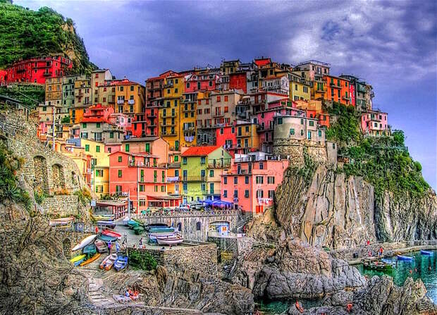 Cinque Terre, Italy Cinque Terre, Italy архитектура, пейзаж, разноцветные города, юмор