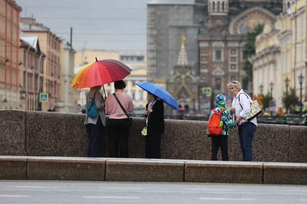 Фото: в Петербурге идут дожди