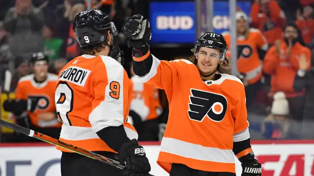 Шайбы Воробьёва и Проворова помогли «Филадельфии» разгромить «Баффало» в матче НХЛ