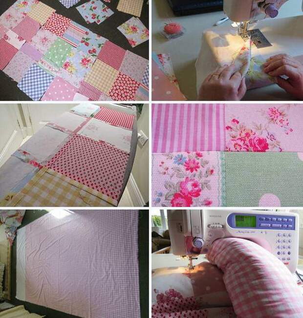 Как можно сшить покрывало из лоскутков своими руками Как сшить покрывало пэчворк своими руками - пошаговое фото