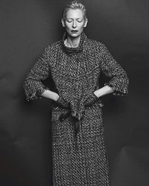 Тильда в кавере для Vogue и Chanel