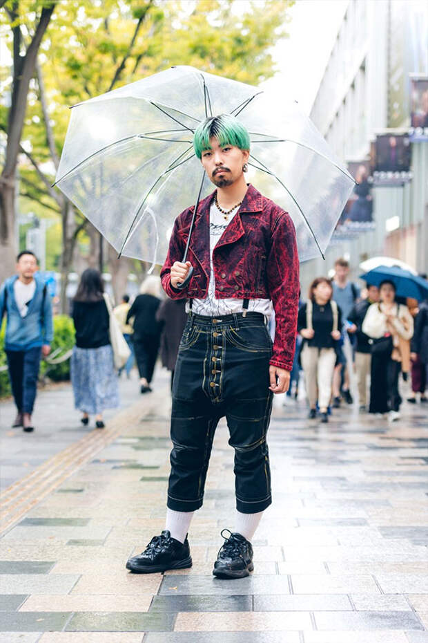 Самые нелепые образы гостей на показах модной одежды в Токио сезона весна-лето 2020