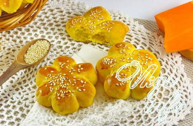 рецепт Булочки из тыквы