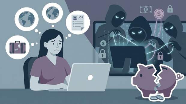 Жительница Ставрополья лишилась 700 тысяч рублей при попытке найти работу за границей