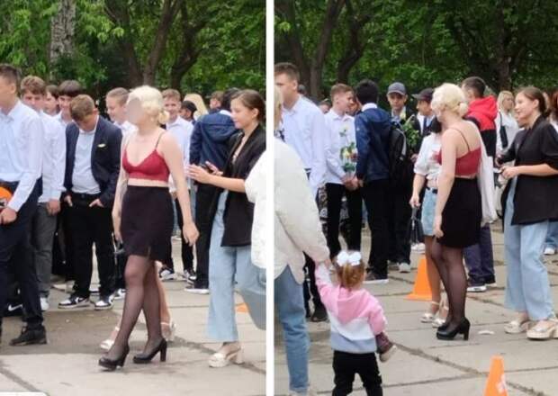 В Екатеринбурге школьница пришла на 1 Сентября в нижнем белье