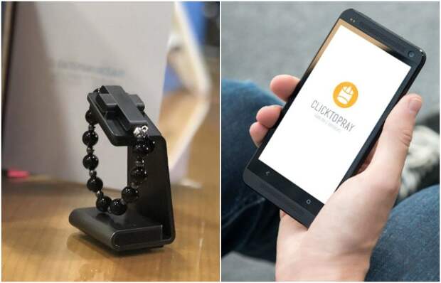Умные гаджеты и мобильные платформы для современных верующих от Ватикана. /Фото: «умные» четки для молитвы. /Фото: mobidevices.ru, vaticannews.va