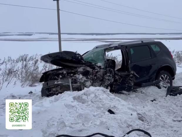 Два водителя разбились насмерть в лобовом ДТП в Челябинской области