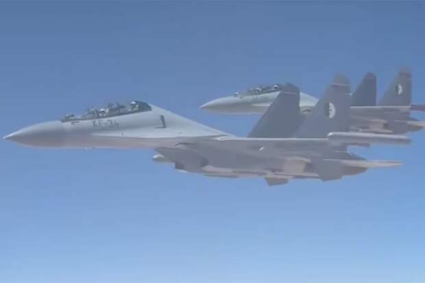 С борта самолета Папы Римского сняли эскорт из двух Су-30 ВВС Алжира