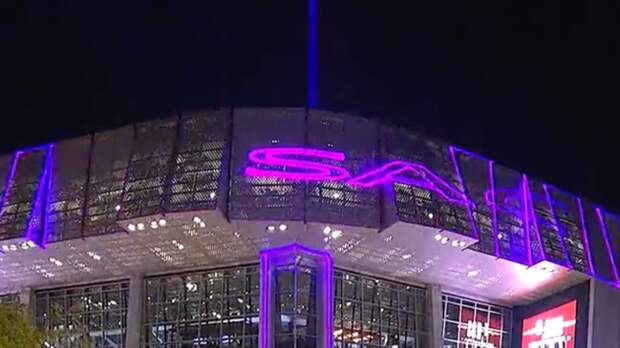 The Beam above Sacramento Kings arena