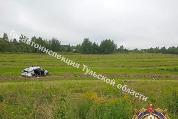 В Дубенском районе водитель иномарки устроил ДТП ради обгона и погиб