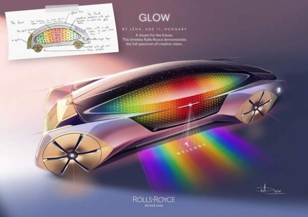 Конкурс юных дизайнеров Rolls-Royce: шестилетняя россиянка получила специальный приз