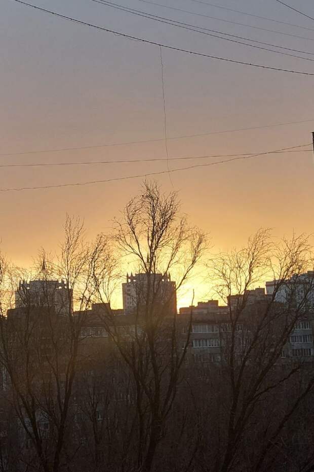 Рассвет в Донецке сегодня