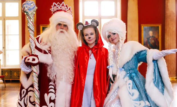 Юлия Пересильд встретила Старый Новый год с подопечными фонда "ГАЛЧОНОК"