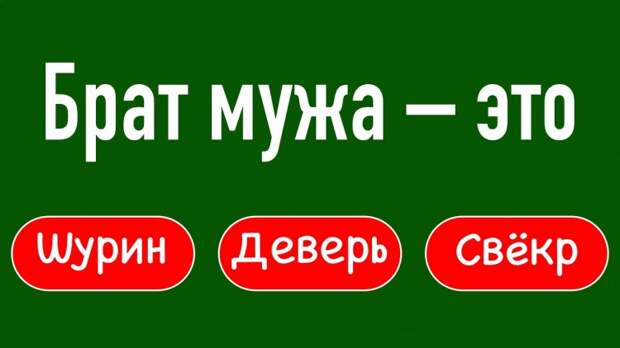 Тест на родственничков определит ваши познания в семейном древе