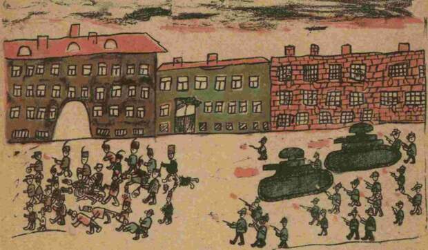Рисунки детей 1930-х годов Рисунки детей 1930-х годов