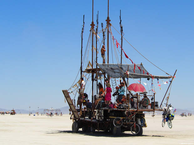 США. Невада. Пустыня Блэк-Рок. Во время фестиваля Burning Man 2014. (Benoit Bisch)