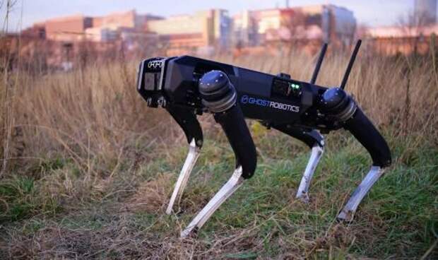 Робот Ghost Robotics Vision 60 теперь может плавать под водой