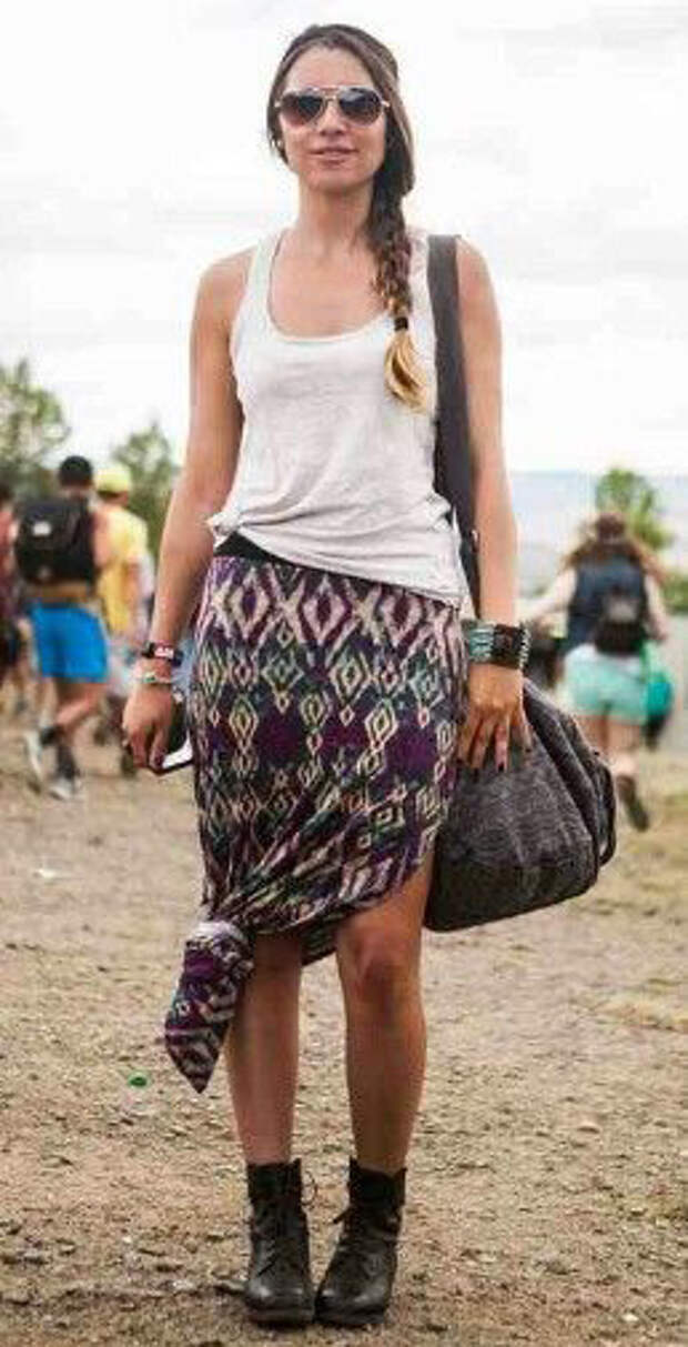 how to wear a maxi skirt