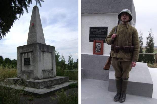 Патриотичные поляки отреставрировали памятник советским воинам память, спасибо