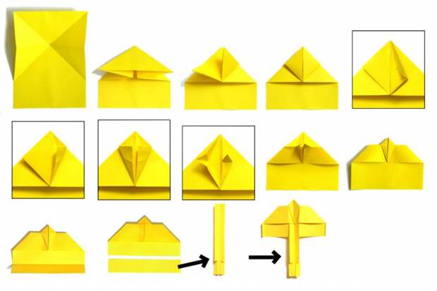 Как собрать самолёт из бумаги