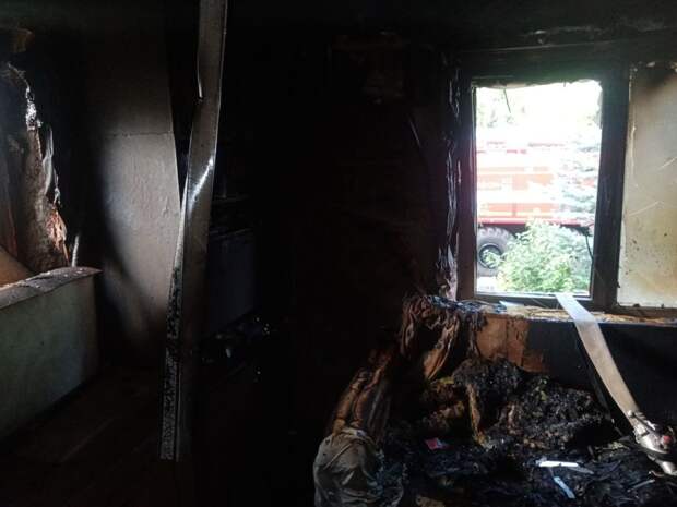 В Самарской области мужчина погиб в горящем частном доме