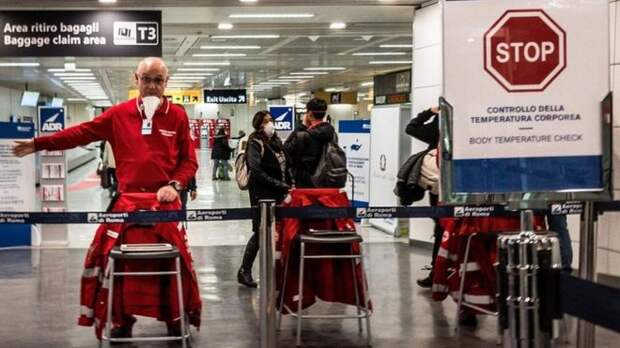 Coronavirus screenings are in place at Italian airports