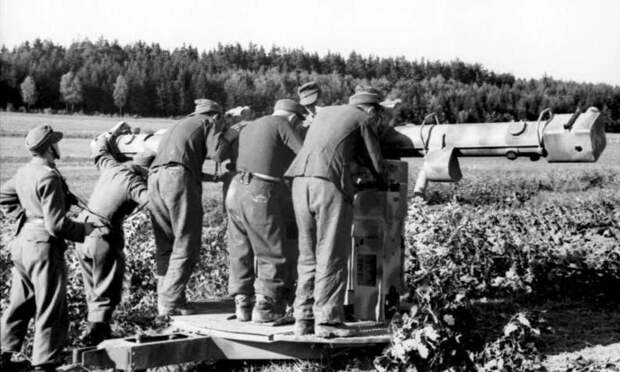Использование трофейных немецких 88-мм зенитных орудий