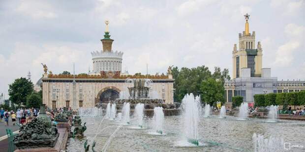 Собянин открыл сезон фонтанов в Москве/ Фото mos.ru