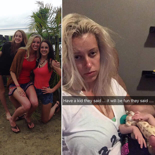 Before And After Having Children