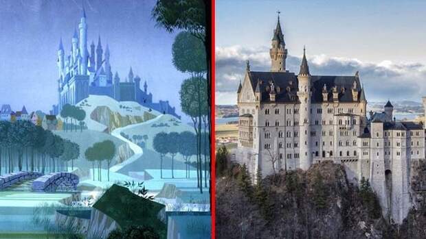 27 реальных людей и мест, которые вдохновили художников студии Дисней на создание персонажей и замков