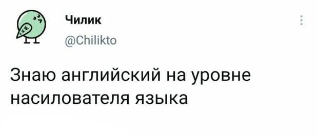 твит про язык